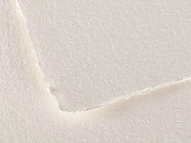 アルシュ水彩紙：荒目の表面