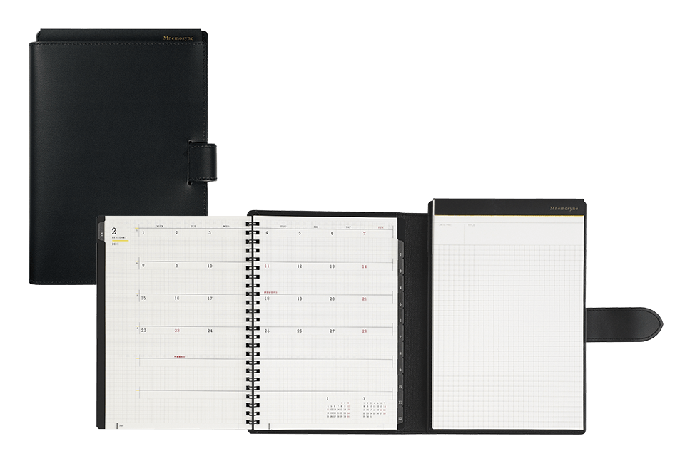 商品写真：ダイアリー2024 ニーモシネ マンスリー・ノートパッド＆カバー A5 MNDP-24