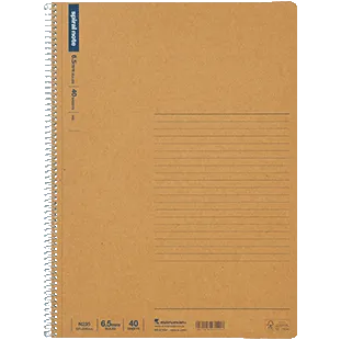 製品画像：スパイラルノート ベーシック　横罫　A4
