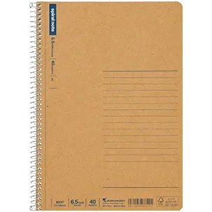 製品画像：スパイラルノート ベーシック　横罫　A5