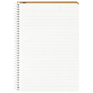 製品画像：スパイラルノート ベーシック　横罫　B6