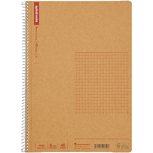製品画像：スパイラルノート ベーシック　5㎜方眼罫　B5