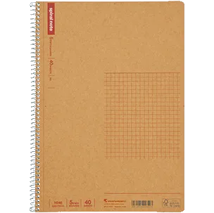 製品画像：スパイラルノート ベーシック　5㎜方眼罫　B5