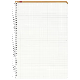 製品画像：スパイラルノート ベーシック　5㎜方眼罫　B6