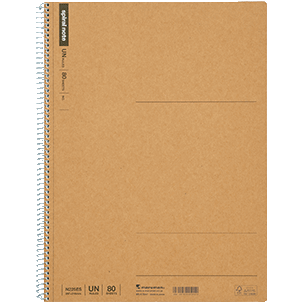 製品画像：スパイラルノート ベーシック　無地　A4