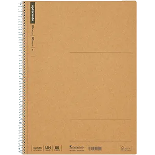 製品画像：スパイラルノート ベーシック　無地　A4