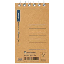 製品画像：スパイラルノート ベーシック　6mm罫　A7変型