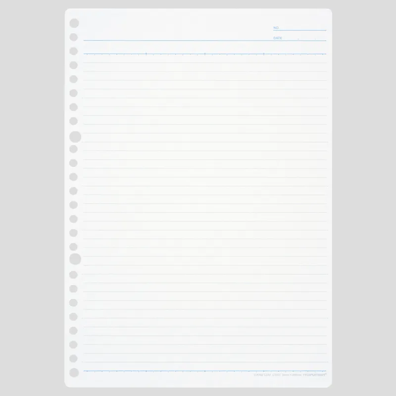 イメージ｜書きやすいルーズリーフ 横罫