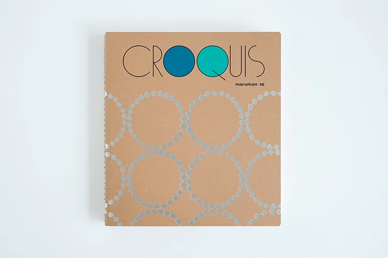 イメージ｜＜マルマン＞＜ミナ ペルホネン＞ 特別仕様クロッキーブック スクエア（SQ）