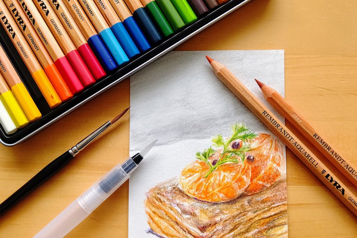 水彩色鉛筆は使い方次第でいろいろな表現ができる！種類や技法を紹介