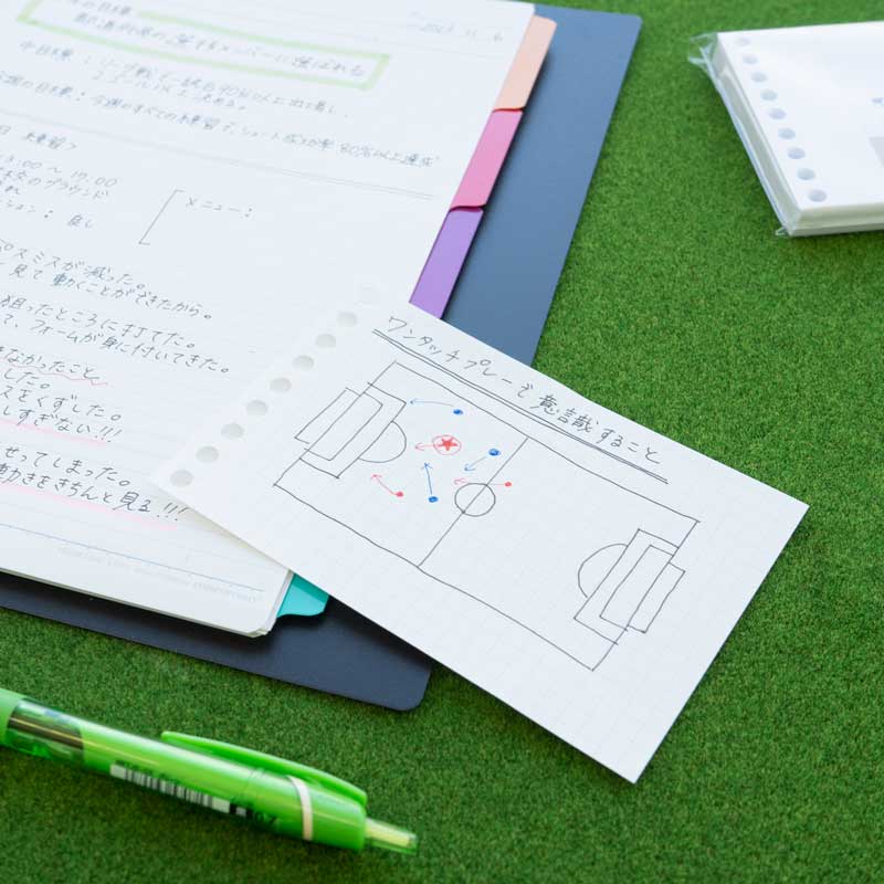 「サッカーノート」の書き方を解説！小学生・中学生の練習効果を高めるには