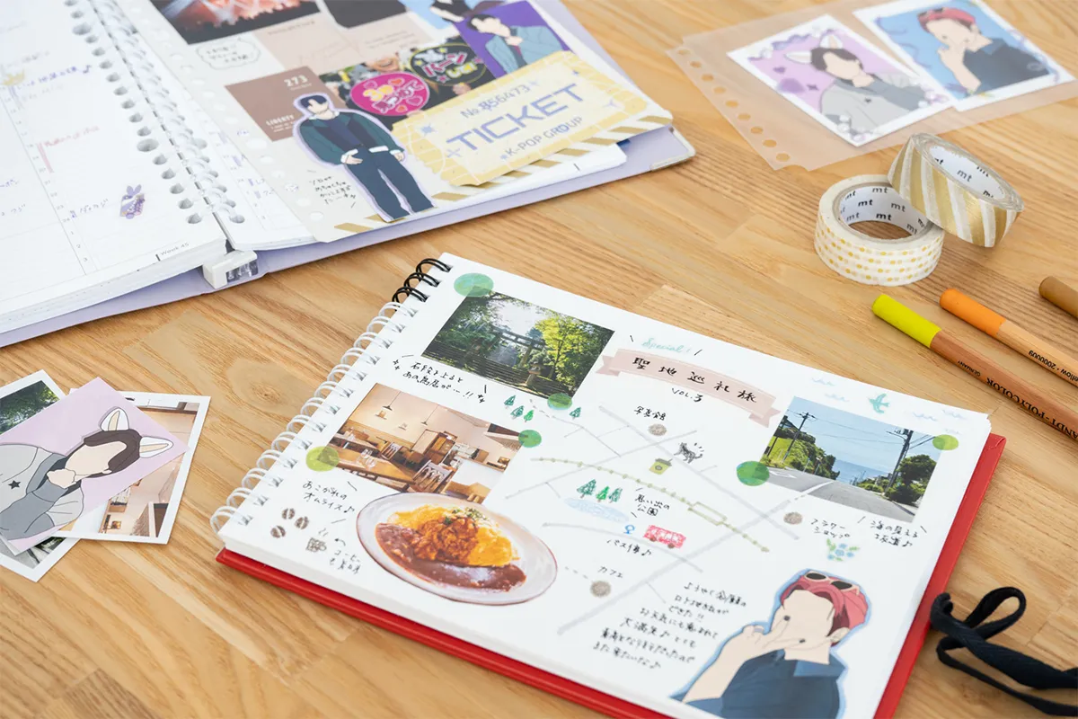 イメージ画像:推し活ノートの作り方!愛情詰め詰めのDIYアイデアやおすすめ手帳を解説 イメージ画像:推し活ノートの作り方!愛情詰め詰めのDIYアイデアやおすすめ手帳を解説