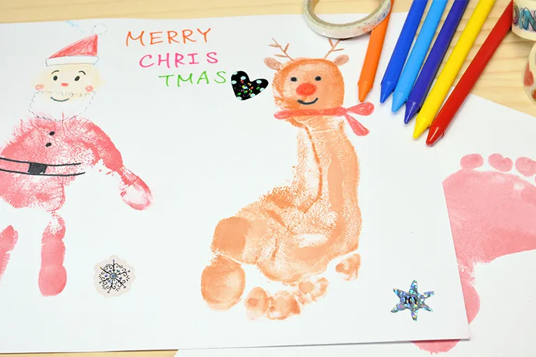 イメージ｜1～2歳向け：指スタンプや手形・足形でアート