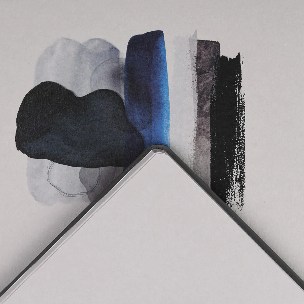 グラジュエイトブック　ミックスメディア　グレーペーパー　＜A5変型＞