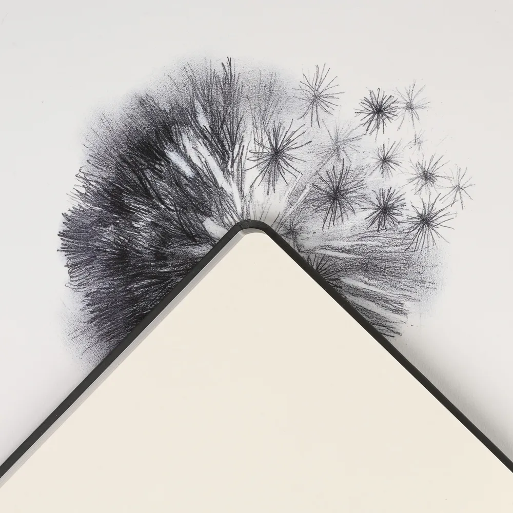 グラジュエイトブック　スケッチ＆ノート　ダークブルー　＜A5変型＞