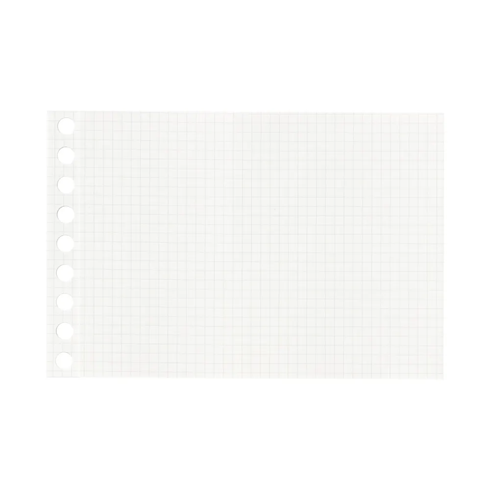 書きやすいルーズリーフミニ　ワイド　3㎜方眼罫