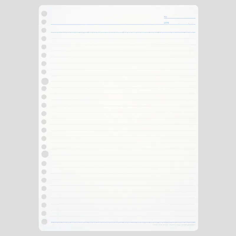 イメージ｜書きやすいルーズリーフ　7㎜横罫