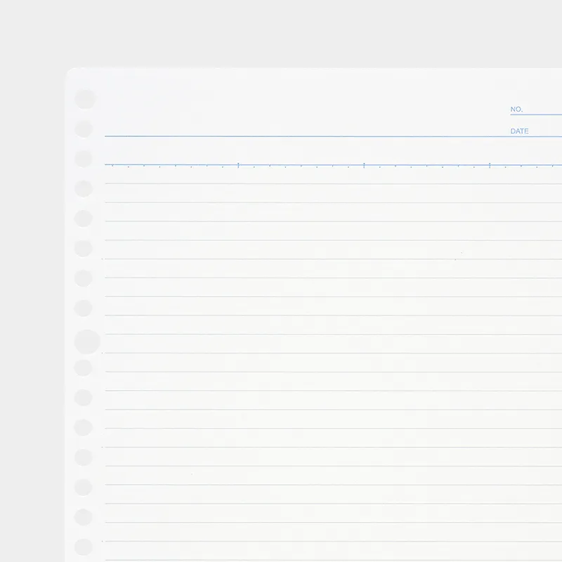 6mm横罫ルーズリーフ10枚